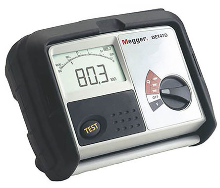 DET4TCR2 | Megger DET4TCR2 Earth & Ground Resistance Tester 20000Ω CAT ...